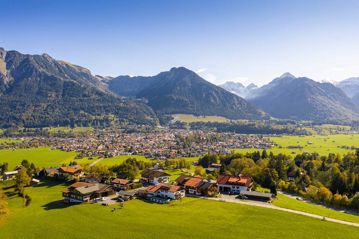 blick auf oberstdorf