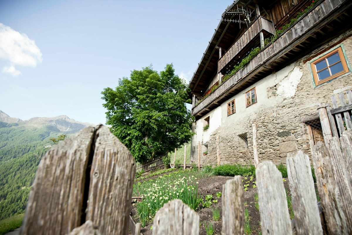 Ein traditioneller südtiroler Bauernhof.