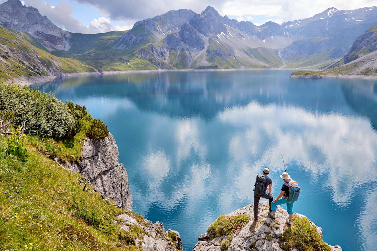 Bergwelten Wanderung Lünersee Vorarlberg