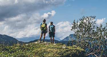 Wanderer mit Rucksäcken