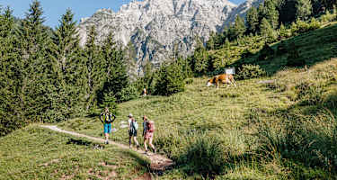 Wanderer in den Leoganger Steinbergen