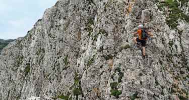 Klettertour auf die Heukuppe über das Wilde Gamseck