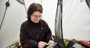 Langstreckenwanderin Christine Thürmer