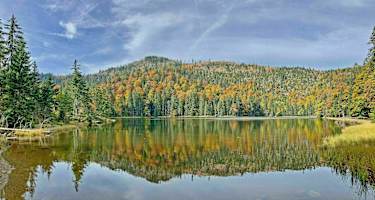 Der Rachelsee im Herbst