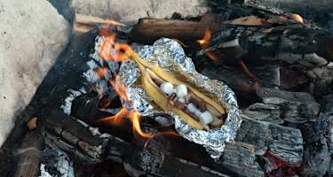Marshmallows Lagerfeuer