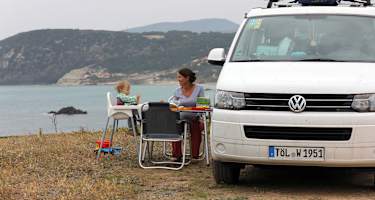 Campen mit Kindern VW California