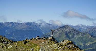 Blick von der Stüdlhütte auf 2.802 m