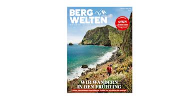 Cover des Bergwelten Magazins (Februar/März 2018)