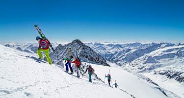 Hoch-Tirol - eine der atemberaubendsten Skirouten in den Ostalpen