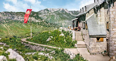 Das Prinz-Luitpold-Haus in den Allgäuer Alpen