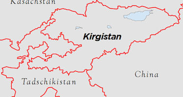 Karte Kirgistan