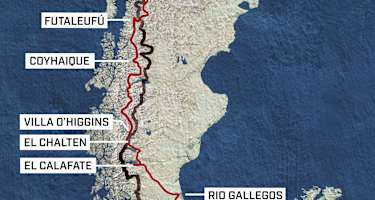 Patagonien Karte