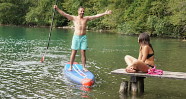 Vom Berg an den See