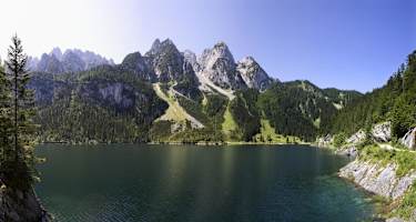 Der Vorderer Gosausee – das Auge Gottes – zu Füßen des Königs Dachstein