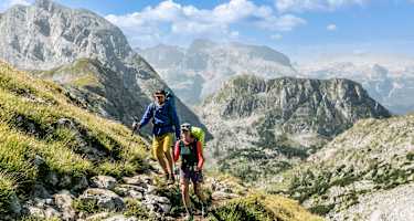 Weitwanderung Berchtesgadener Gipfelweg Bayern Wanderer