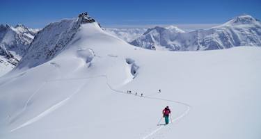Bergwelten Skihochtour Sicherheit Gletscher