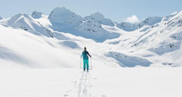 Vorbereitung auf erste Skitour, Bergwelten