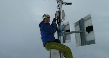 Dr. Christoph Mitterer ist Schnee- und Lawinenforscher