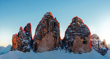 1. Drei Zinnen Traverse Winterbegehung
