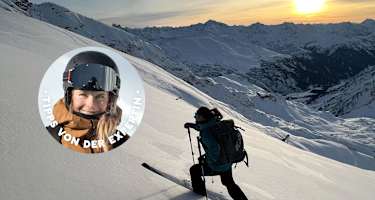 Nina Gigele am Arlberg