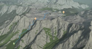 Das Schottmalhorn (2.045 m) spiegelt sich im Funtensee im Steinernen Meer, Nationalpark Berchtesgaden