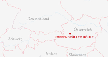Landkarte Koppenbrüllerhöhle