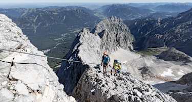 Zugspitze, Besteigung, Höllental-Klettersteig