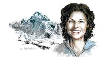 Gerlinde Kaltenbrunner und der K2 (Pakistan/China)