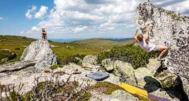 Bouldern auf der Kärntner Koralpe