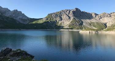 Der Lünersee im Rätikon