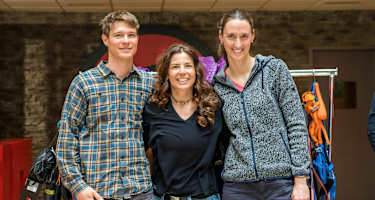 Die 3 Gewinner von Eiger Extreme: Chris Miller, Corina Haas und Sonngrit Böhme