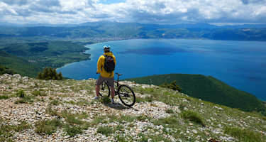 Mountainbike Ohridsee Mazedonien Bergwelten