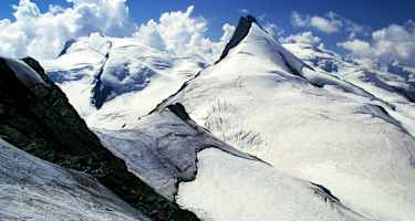 Walliser Alpen: Rimpfischhorn mit Strahlhorn