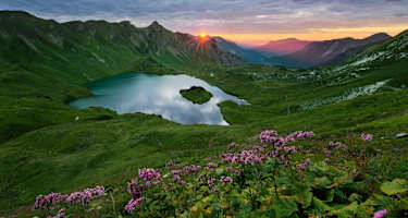 Schrecksee bei Bad Hindelang in den Allgäuer Alpen in Bayern