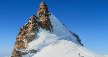 Gipfel des Schwarzhorns im Walliser Grenzkamm im Monte-Rosa-Massiv