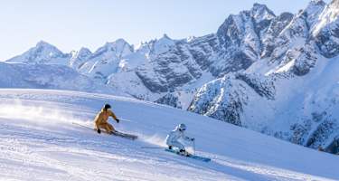 Skifahren am Ahorn in Mayrhofen