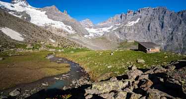 Schmadrihütte mit Tschingelfirn