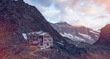 Britannia Hütte im Saastal