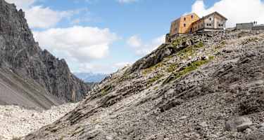 Die Totalphütte im Rätikon