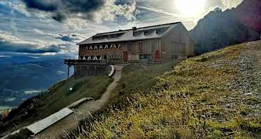 Stimmungsvoll – die Gruttenhütte