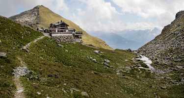 Die Wedelhütte oberhalb von Kaltenbach im Zillertal.