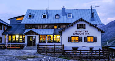 Die Zufallhütte in Martell