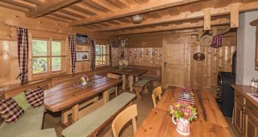 Feldinghütte innen