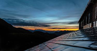 Abendstimmung auf der Gleiwitzer Hütte