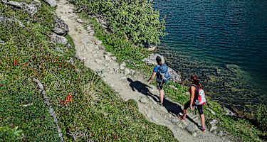 Wanderer am Tappenkarsee