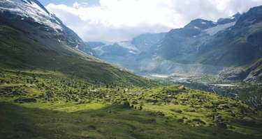 Der Blick von dem Stafelalp talaufwärts