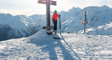 Pistenskitour zum Bergrestaurant im Skigebiet Großglockner Heiligenblut