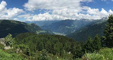 Blick von der Gamshütte ins Zillertal