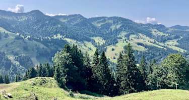 Blick auf die Nagelfluhkette vom Prodel