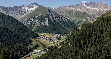 Blick auf Samnaun